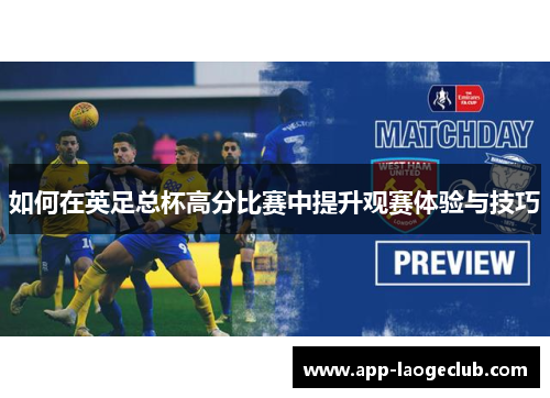 如何在英足总杯高分比赛中提升观赛体验与技巧