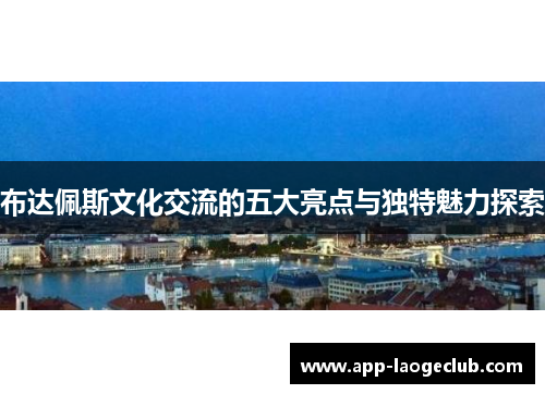 布达佩斯文化交流的五大亮点与独特魅力探索