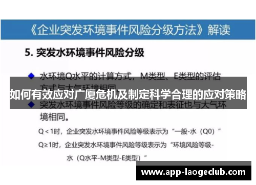 如何有效应对广厦危机及制定科学合理的应对策略